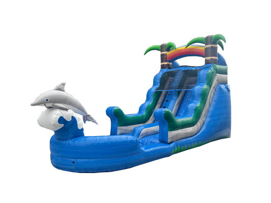 14ft Dolphin Splash Waterslide