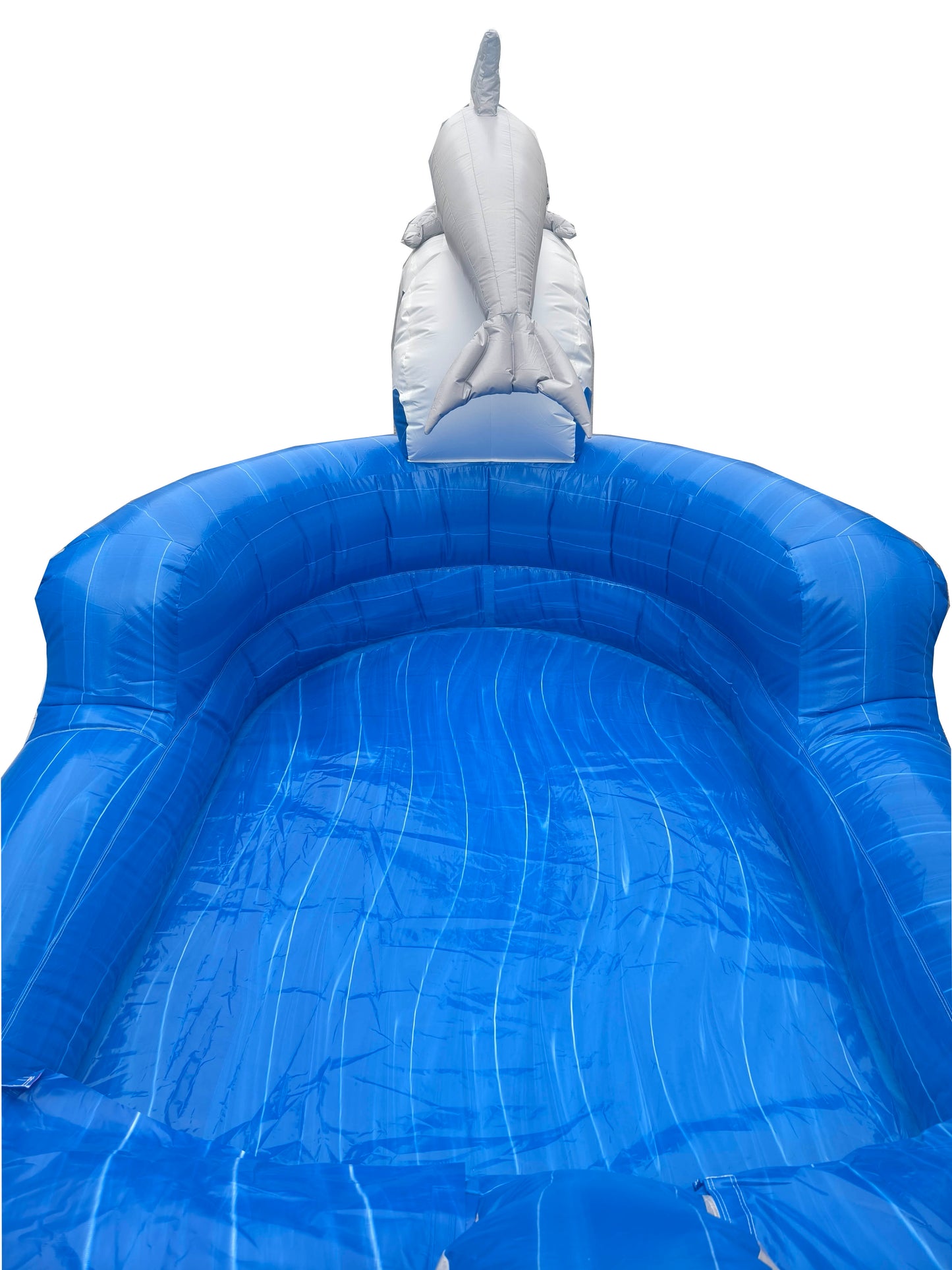 dolphin splash inflatable water slide splash pool 14ft