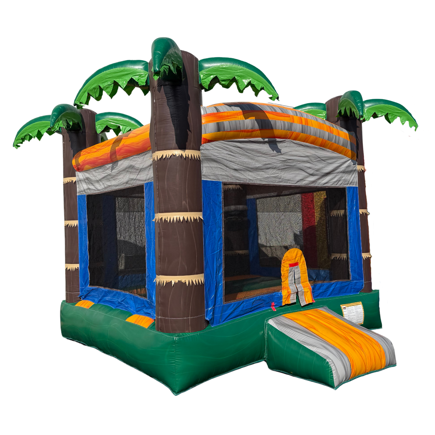 Tropical Bounce House Castle 13x13