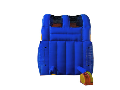 12ft inflatable water slide back view