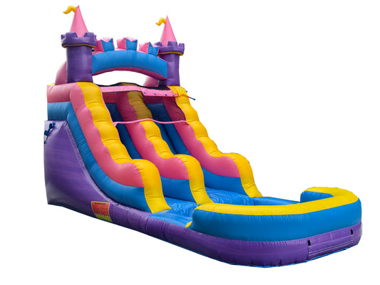 12ft princess inflatable water slide wet dry use