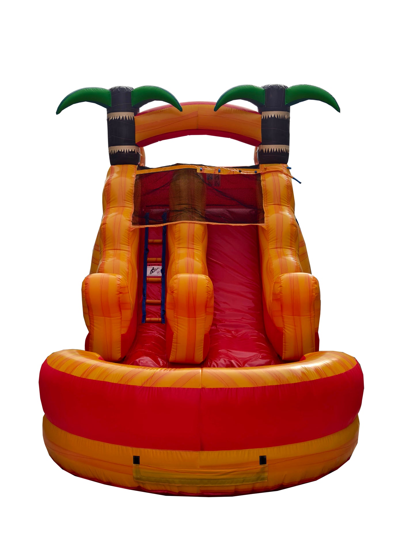 flame tropical inflatable water slide 13ft backyard