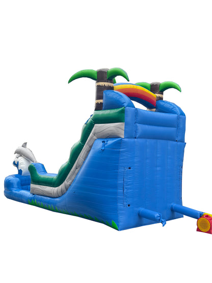 14ft Dolphin Splash Waterslide