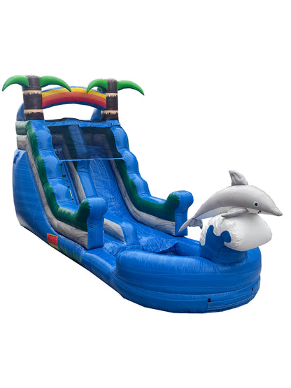 14ft Dolphin Splash Waterslide