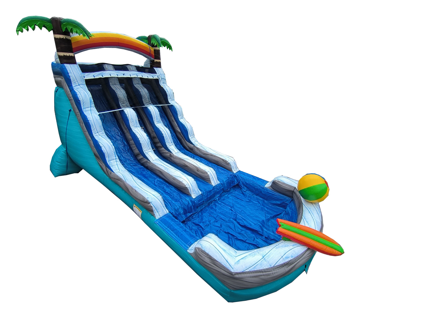 NEW! 18ft Dual Beach Waterslide