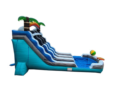 NEW! 18ft Dual Beach Waterslide