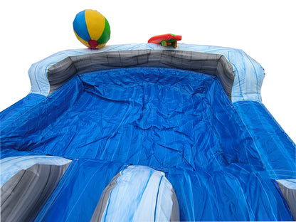NEW! 18ft Dual Beach Waterslide
