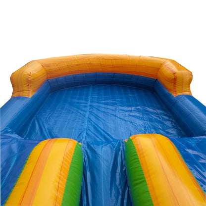 NEW! 18ft Dual Tropical Sun Waterslide