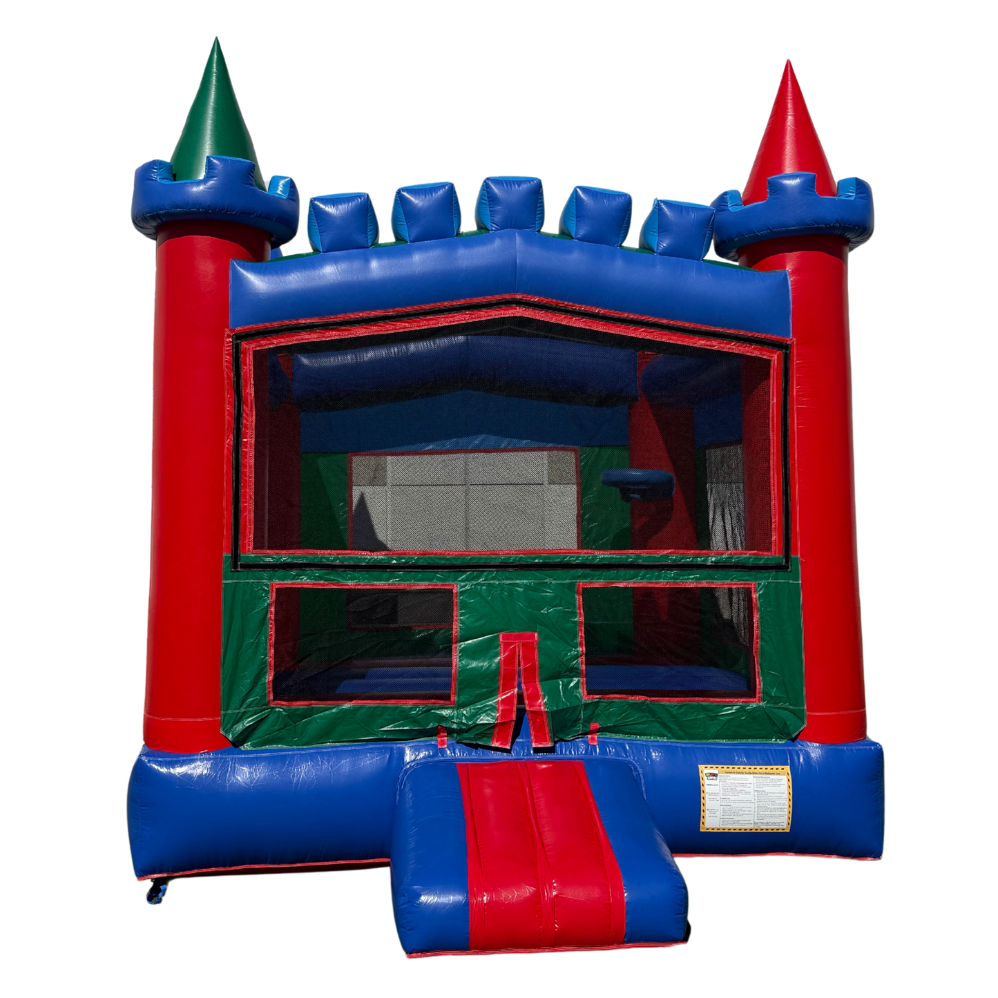 Colorful Bounce House Castle 13x13